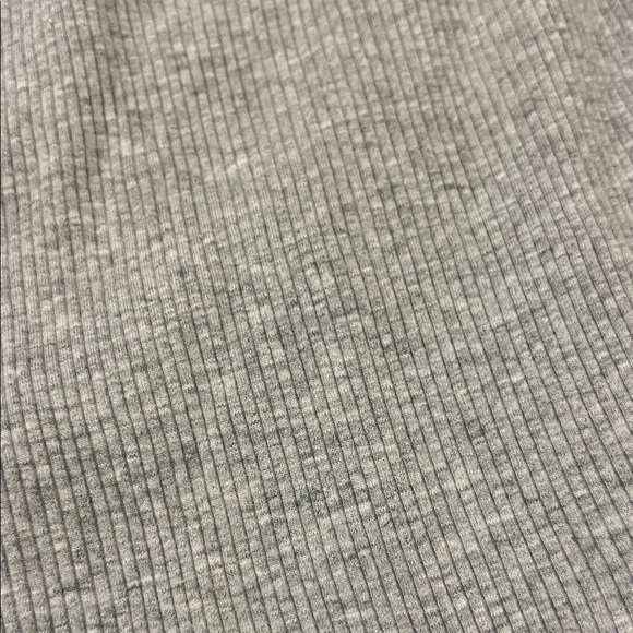 Ambiance Light Gray Ribbed Top - Picture 3 of 3